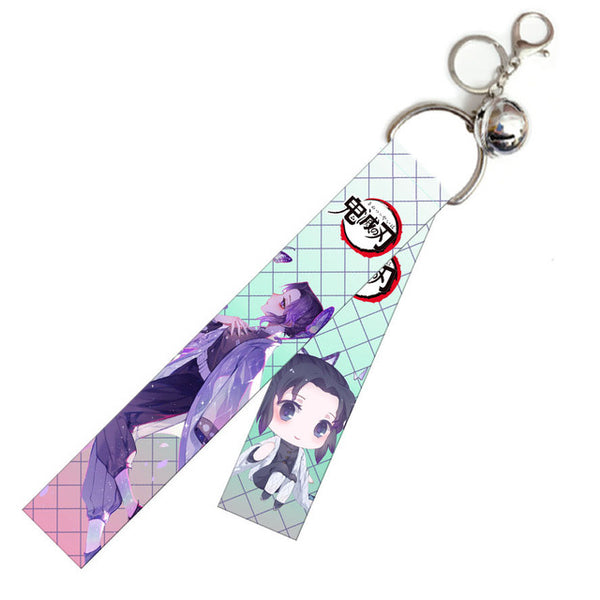 Anime Demon Slayer Lanyard Pendant Keychain