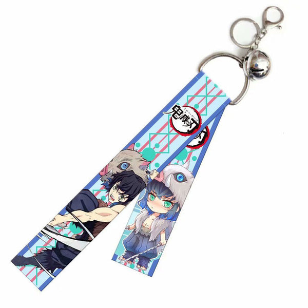 Anime Demon Slayer Lanyard Pendant Keychain