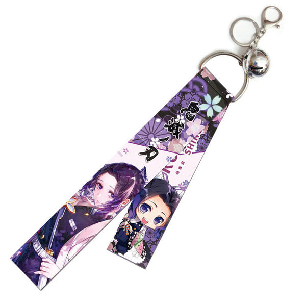 Anime Demon Slayer Lanyard Pendant Keychain