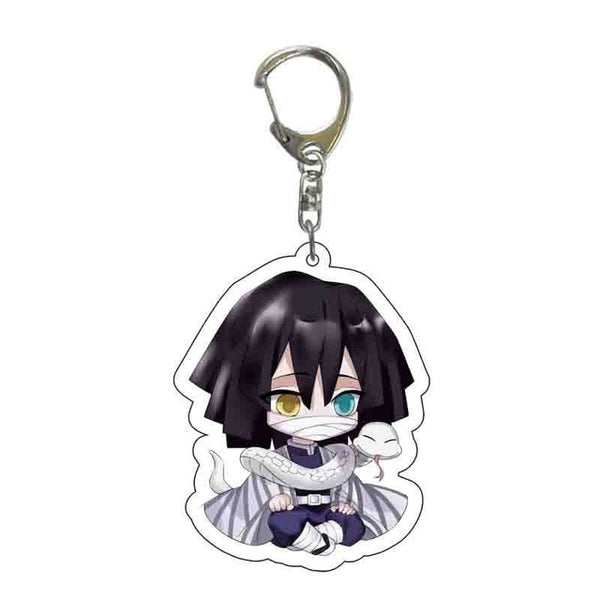 New Anime Demon Slayer Acrylic Keychain Cute Brinco Blade of Ghost Key Chain