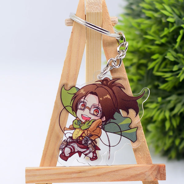 Japan Cartoon Anime Attack on Titan Keychain