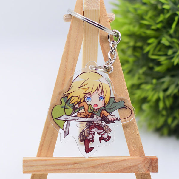 Japan Cartoon Anime Attack on Titan Keychain