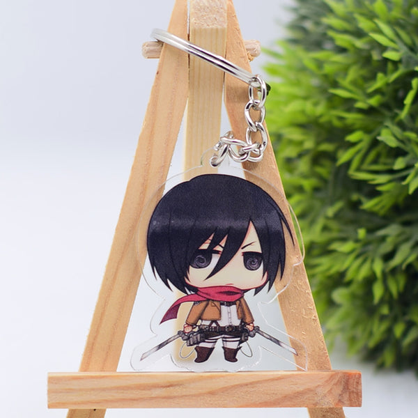 Japan Cartoon Anime Attack on Titan Keychain