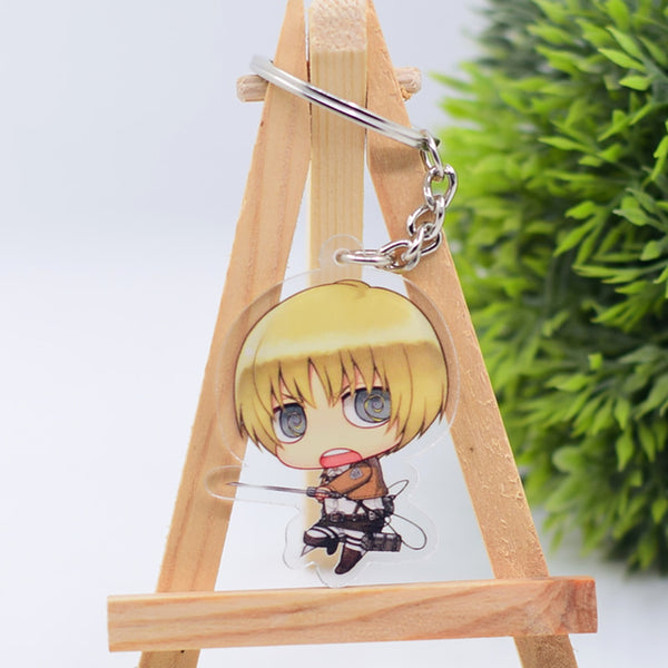 Japan Cartoon Anime Attack on Titan Keychain