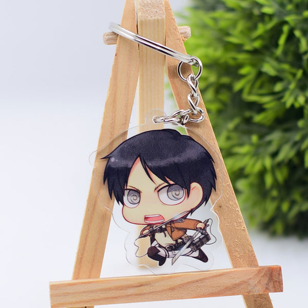 Japan Cartoon Anime Attack on Titan Keychain