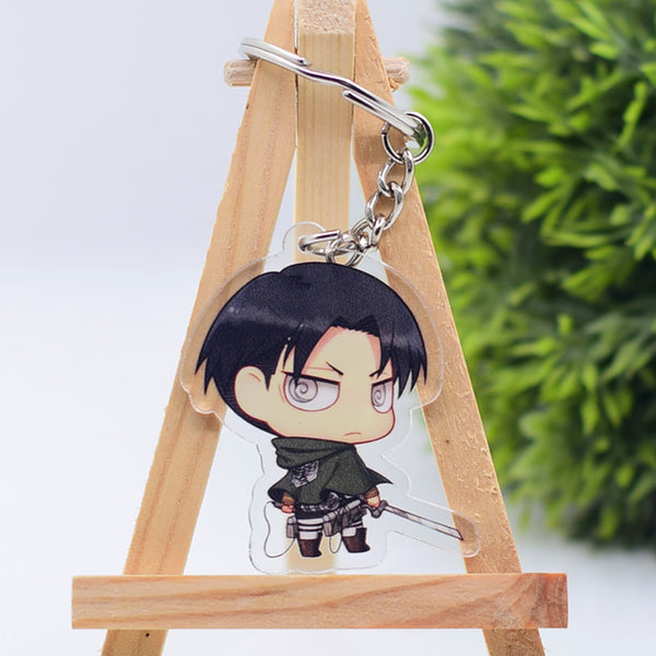 Japan Cartoon Anime Attack on Titan Keychain