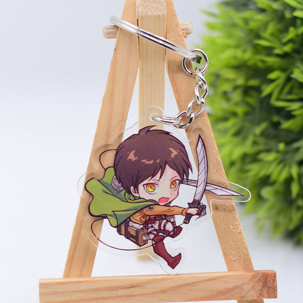 Japan Cartoon Anime Attack on Titan Keychain